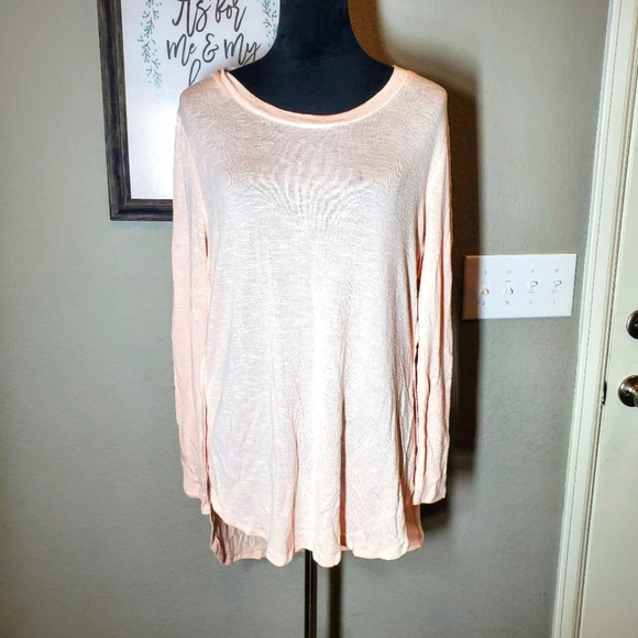 Faded Glory Women's Light Pink Tunic Sweater Size Large - Picture 1 of 9